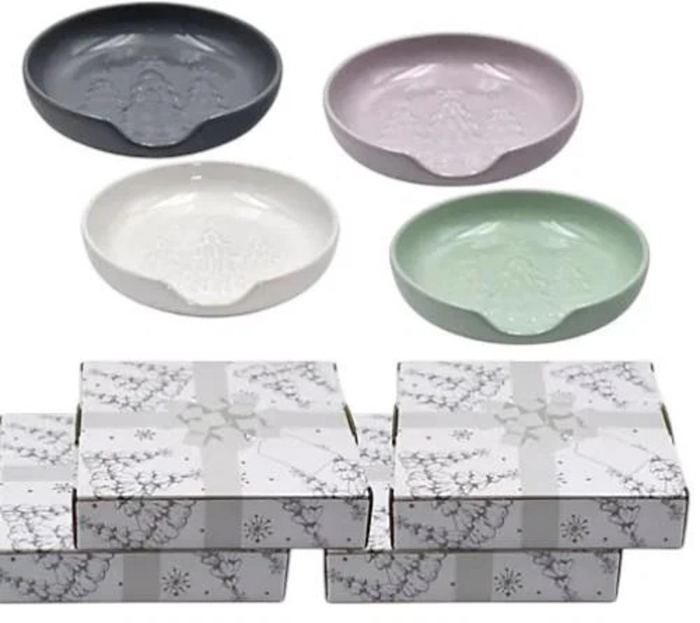 Temp-tations Seasonal 4-Pack Spoon Rests w/ Gift Boxes Multi